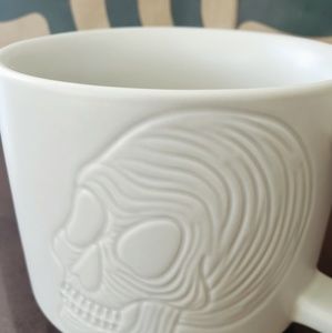 Starbucks white Skull coffee mug Halloween 2019